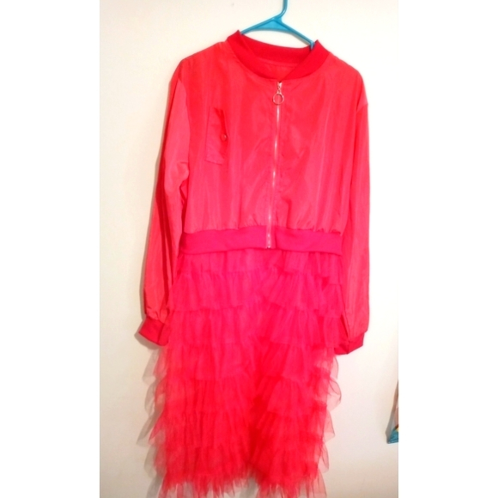 Fushia pink jacket